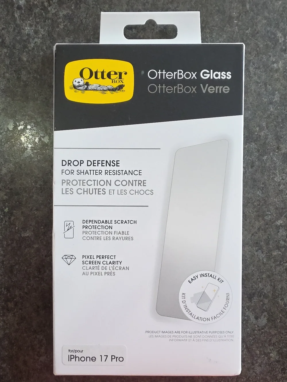 OtterBox Glass Screen Protector - White/Clear Packaging